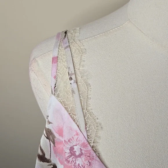 Express Floral Lace Cami XL Cottagecore Coquette Feminine Romantic Top Camisole - Picture 3 of 11